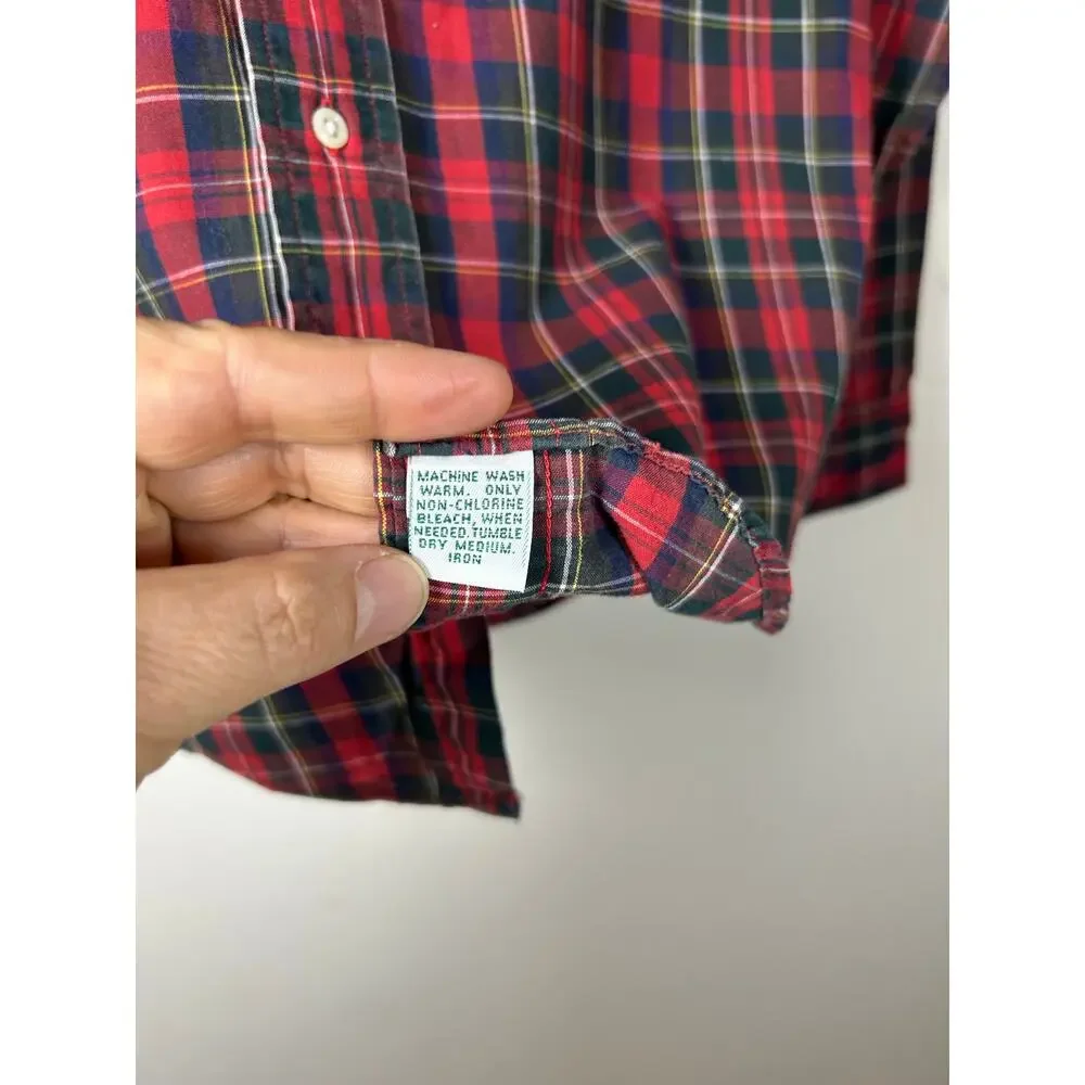 Lauren, Ralph Lauren plaid  boys junior button up shirt, Size 16  long sleeves
